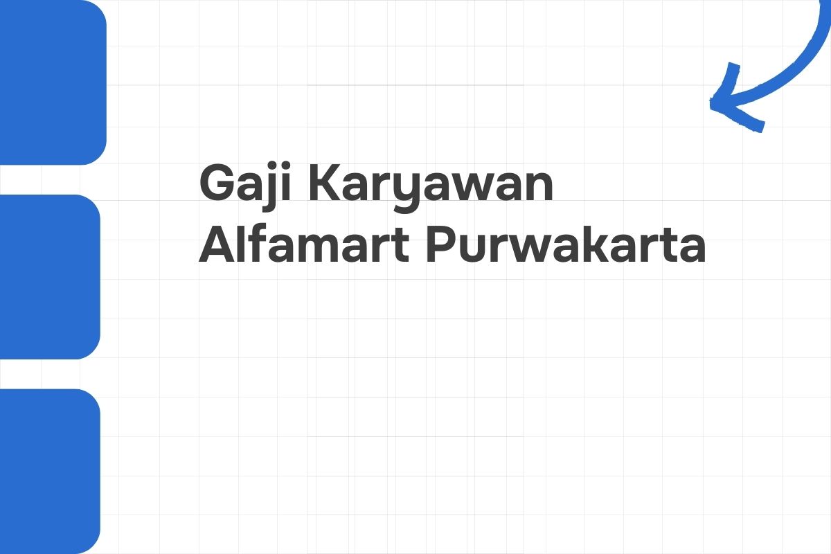 Gaji Karyawan Alfamart Purwakarta