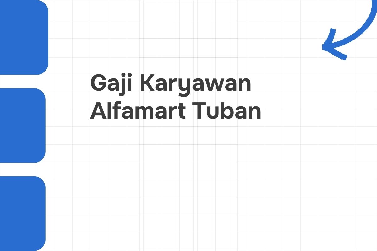 Gaji Karyawan Alfamart Tuban