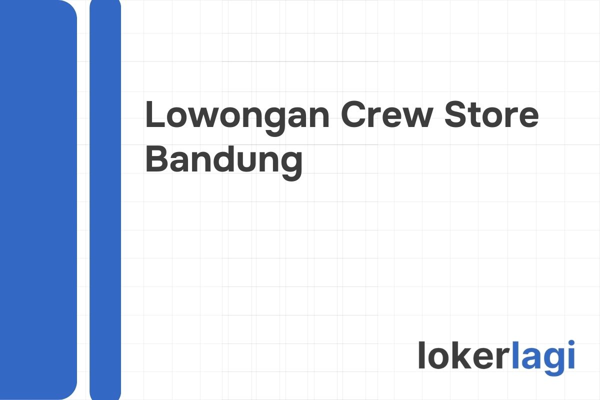 Lowongan Crew Store Alfamart Bandung