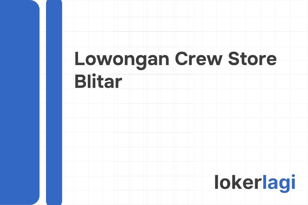 Lowongan Crew Store Alfamart Blitar