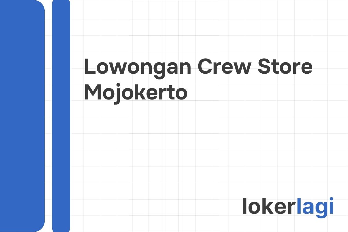 Lowongan Crew Store Alfamart Mojokerto